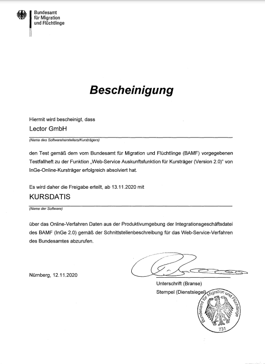 Trägerdaten Eingabefläche